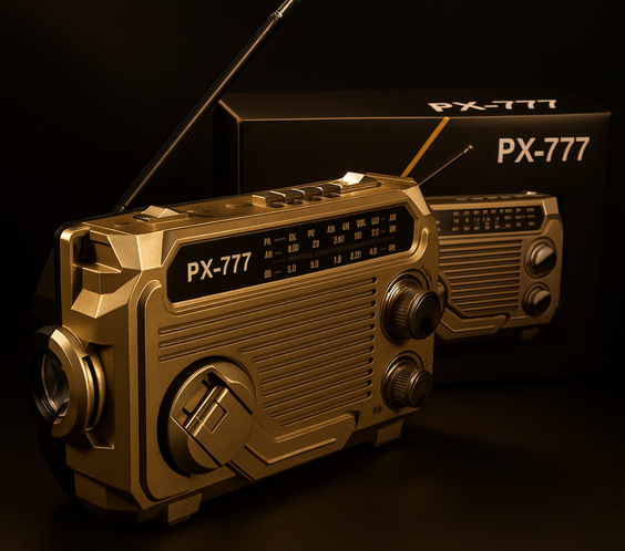 PowerSafe™ 3-in-1 Noodradio: opladen, radio en zaklamp in één