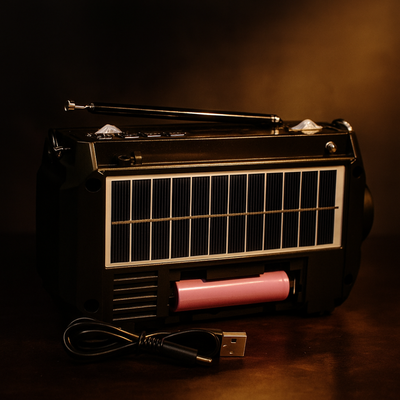 PowerSafe™ 3-in-1 Noodradio: opladen, radio en zaklamp in één