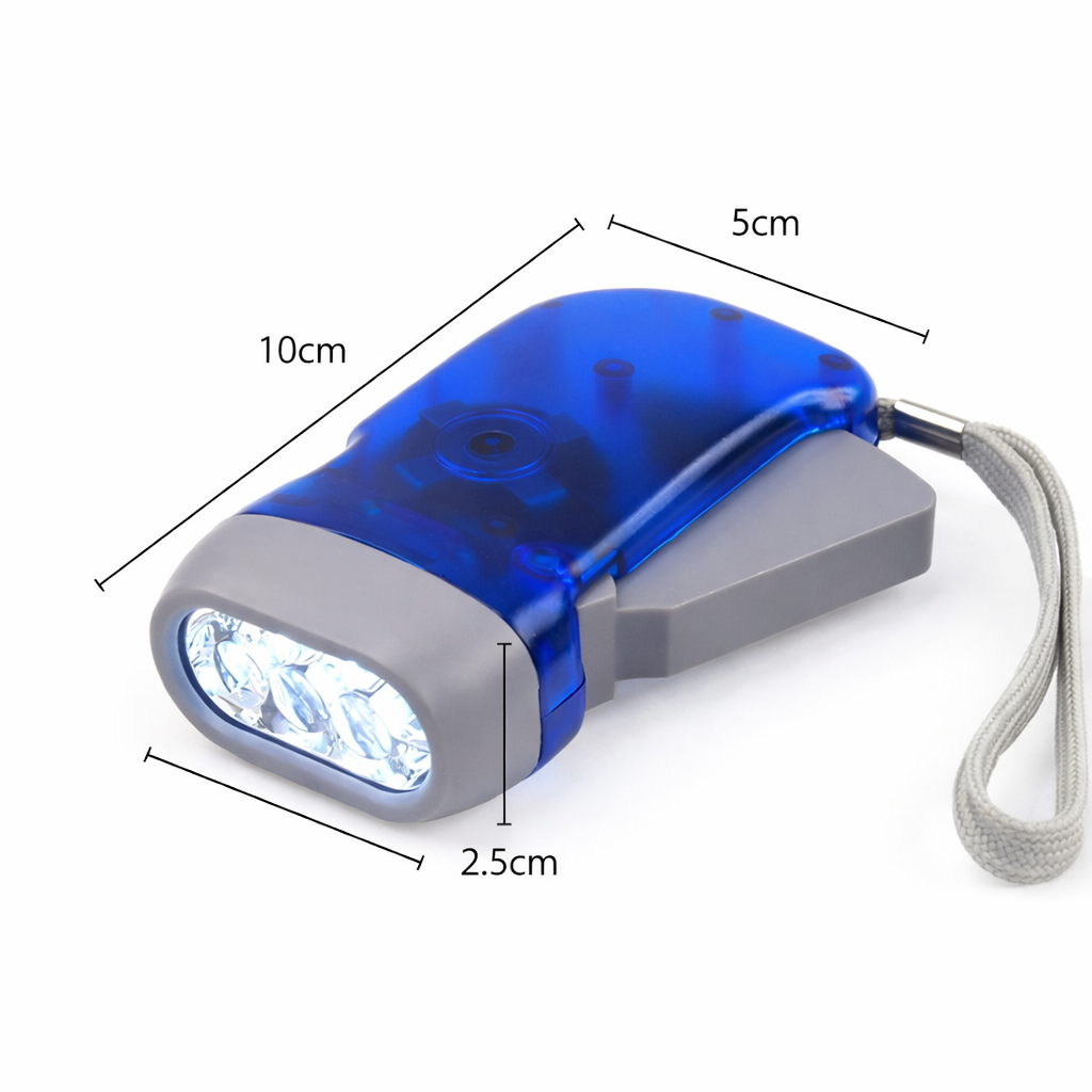 BlackoutGuard™ Dynamo Zaklamp (3-Pack)