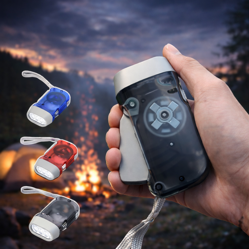 BlackoutGuard™ Dynamo Zaklamp (3-Pack)