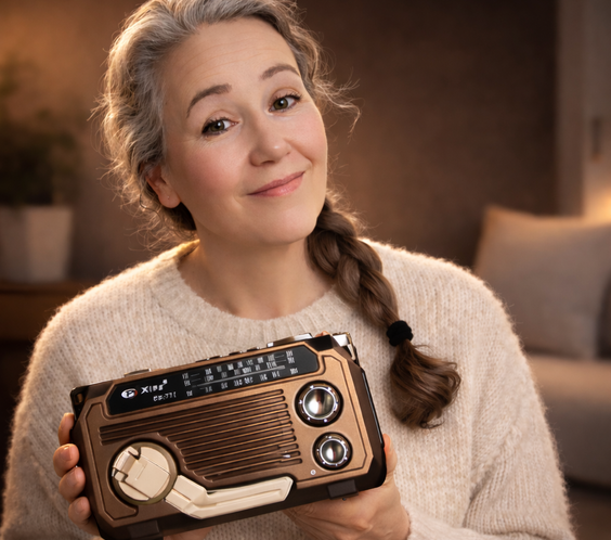 PowerSafe™ 3-in-1 Noodradio: opladen, radio en zaklamp in één