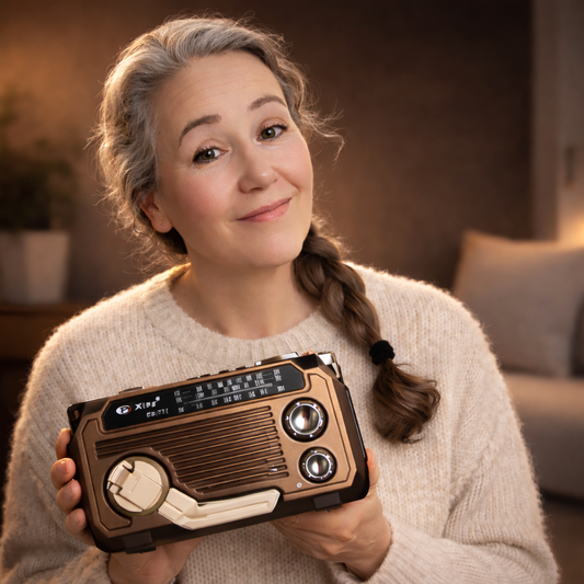 Altijd voorbereid met de PowerSafe™ 3-in-1 Noodradio: opladen, radio en zaklamp in één.