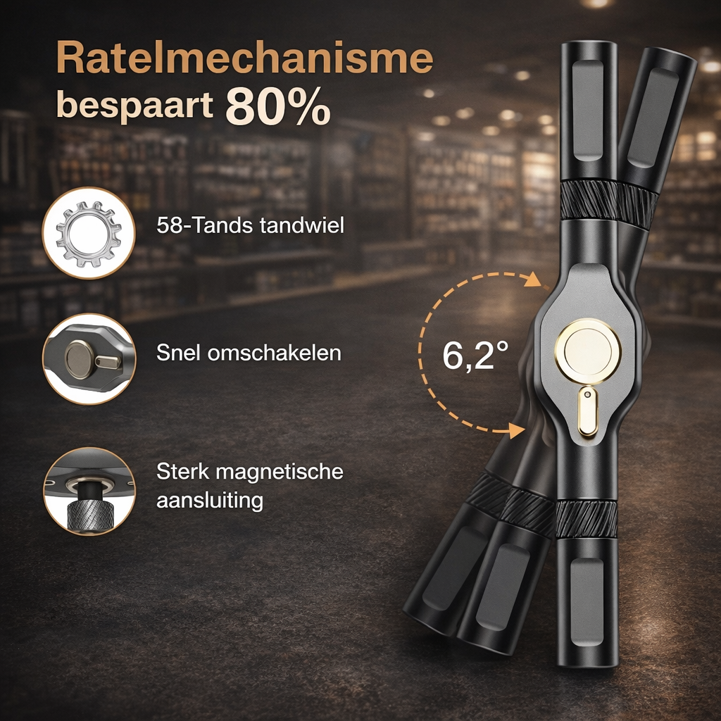 TorquePro™ 24-in-1 Ratel schroevendraaier set
