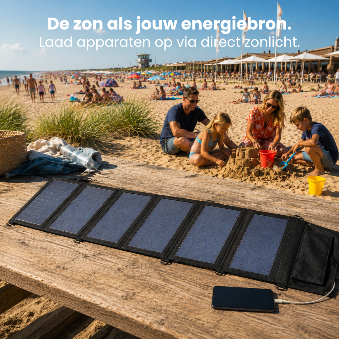 SunCharge Pro™ Altijd stroom. Waar je ook bent.